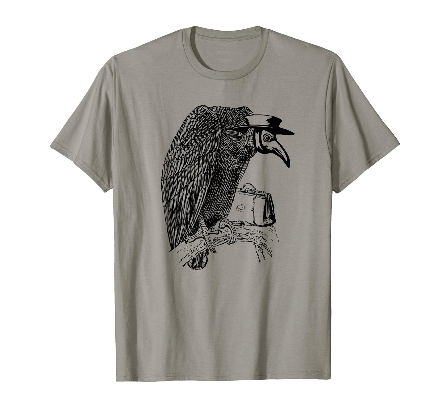 Vulture Plague Doctor Medieval Macabre T-Shirt