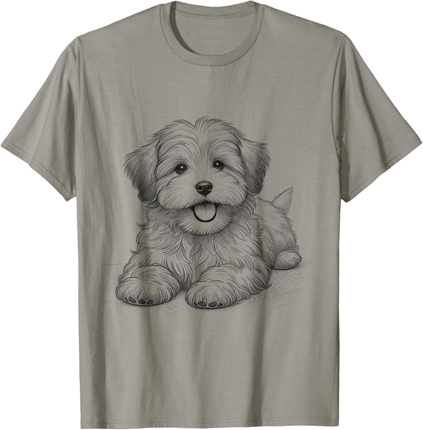 Havanese Puppy Dog Owner Design Idea T-Shirt