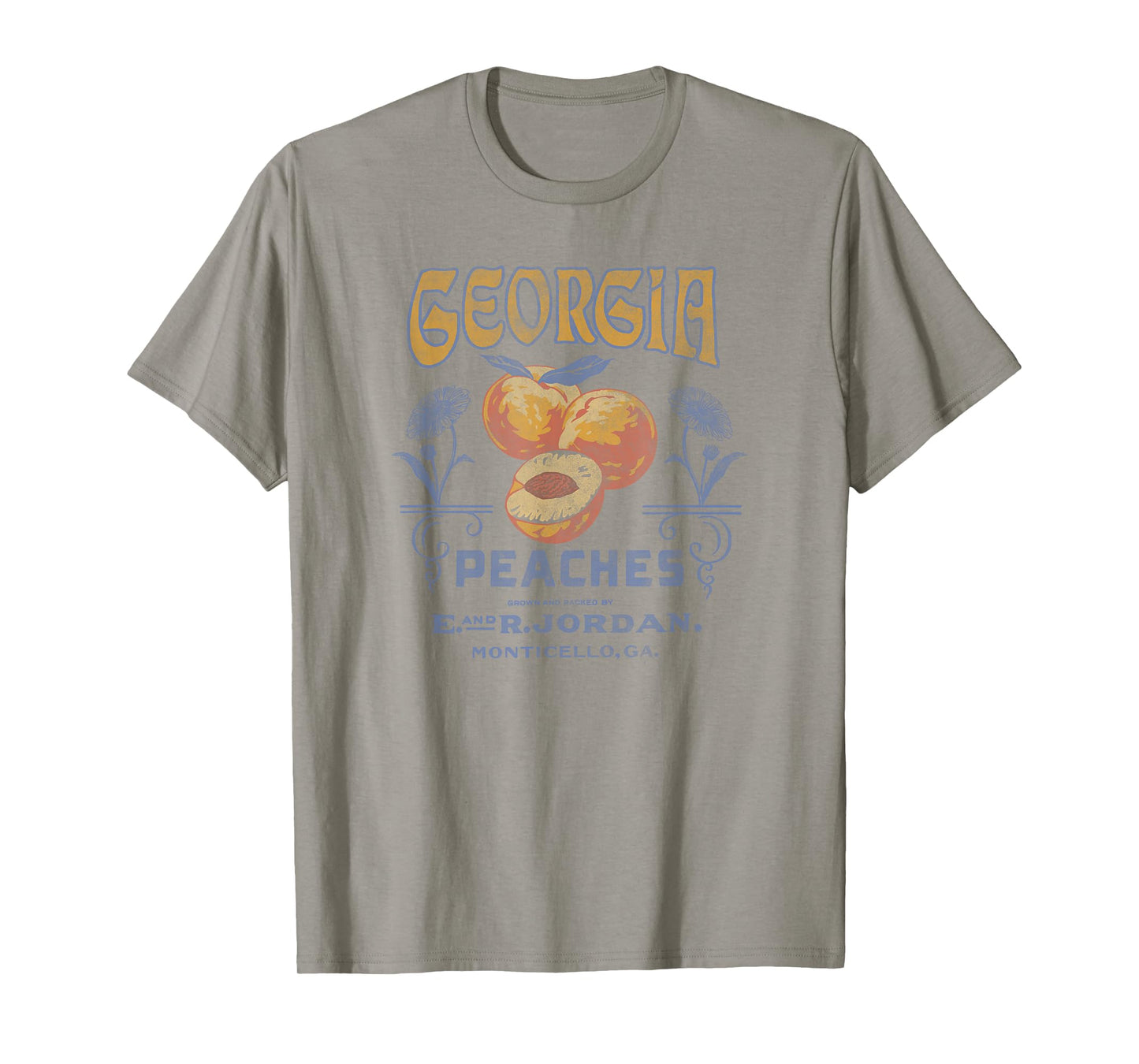 Trendy Georgia Peaches Vintage Poster T-Shirt