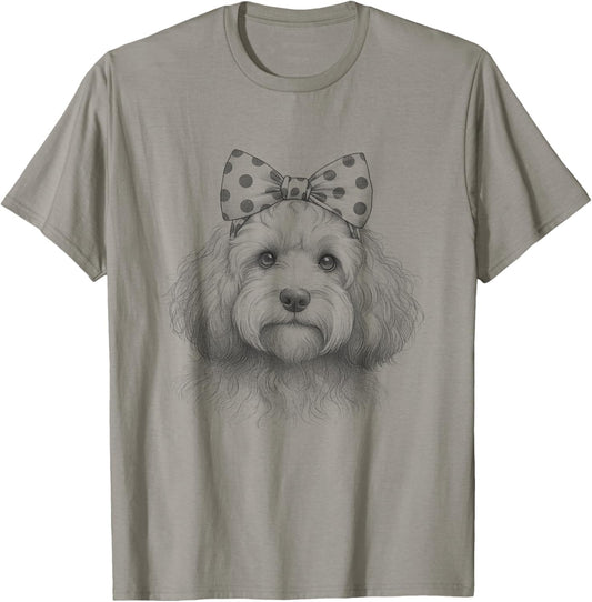 Cockapoo Mom Dog Design For Women And Girls T-Shirt