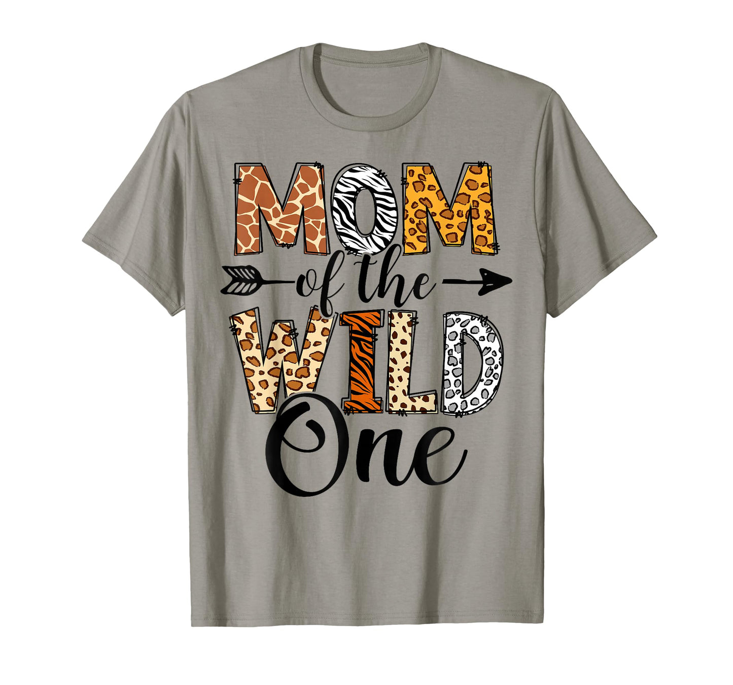 Mom Of The Wild One Family 1st Birthday African Safari Gift T-Shirt