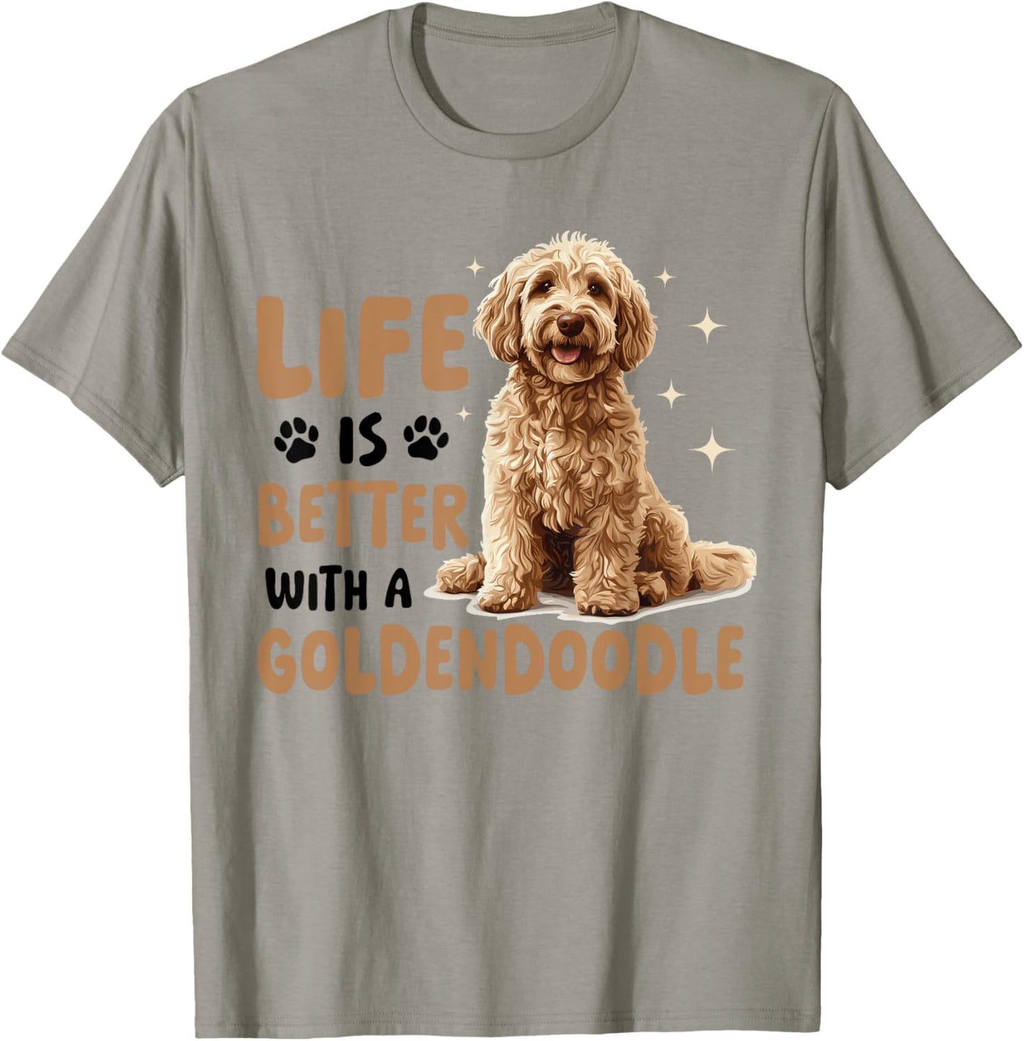 Goldendoodle Dog Breed Life is Better with a Goldendoodle T-Shirt