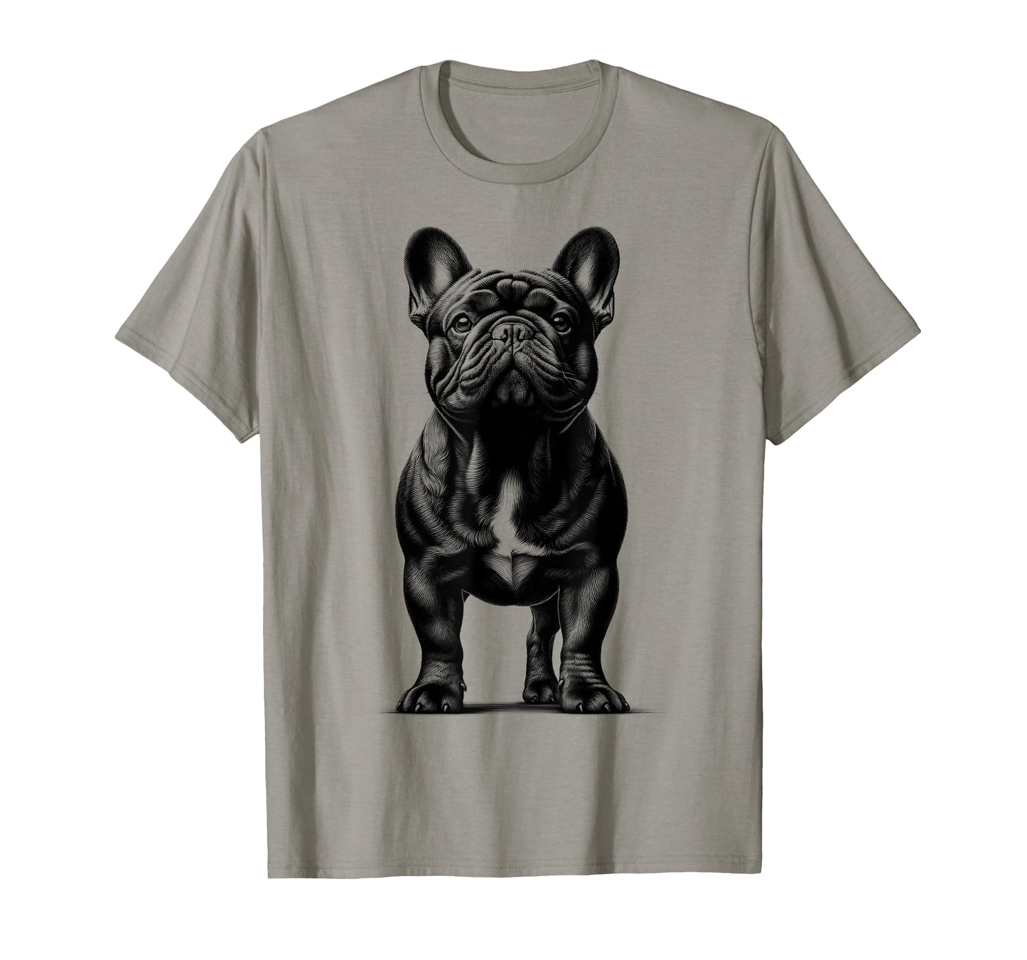 Cute French Bulldog in Proud Pose T-Shirt