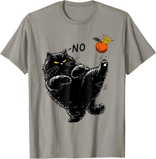 No Kings in America Black Cat T-Shirt