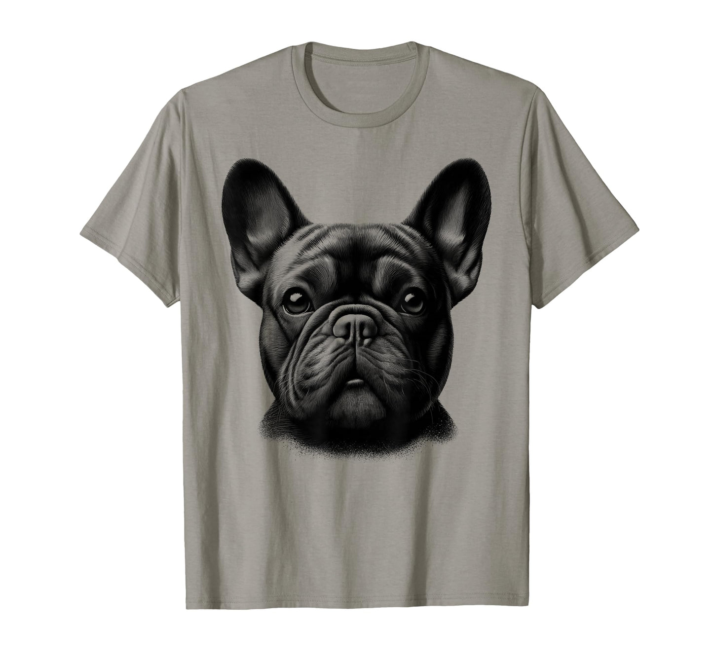 Head Portrait of a Cute French Bulldog T-Shirt