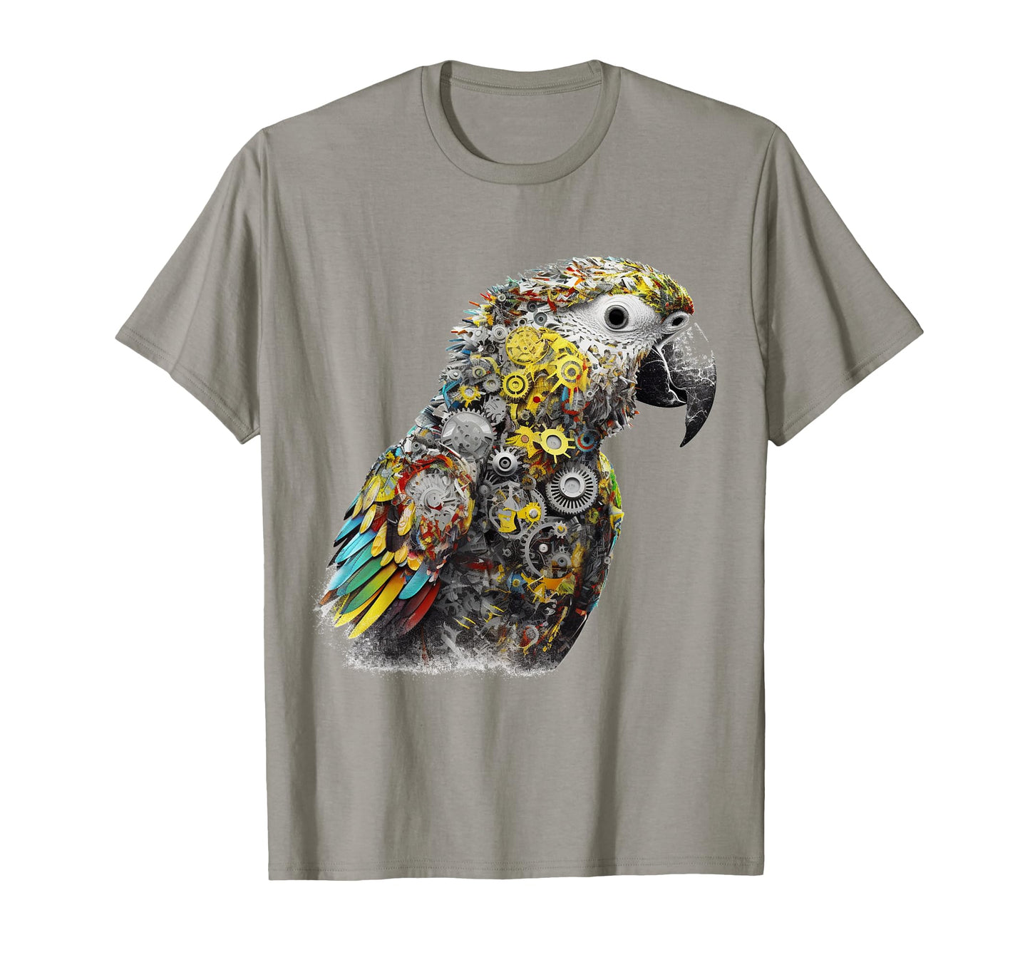 Parrot Animal Robot Fantasy Colourful Bird - Art Parrot T-Shirt