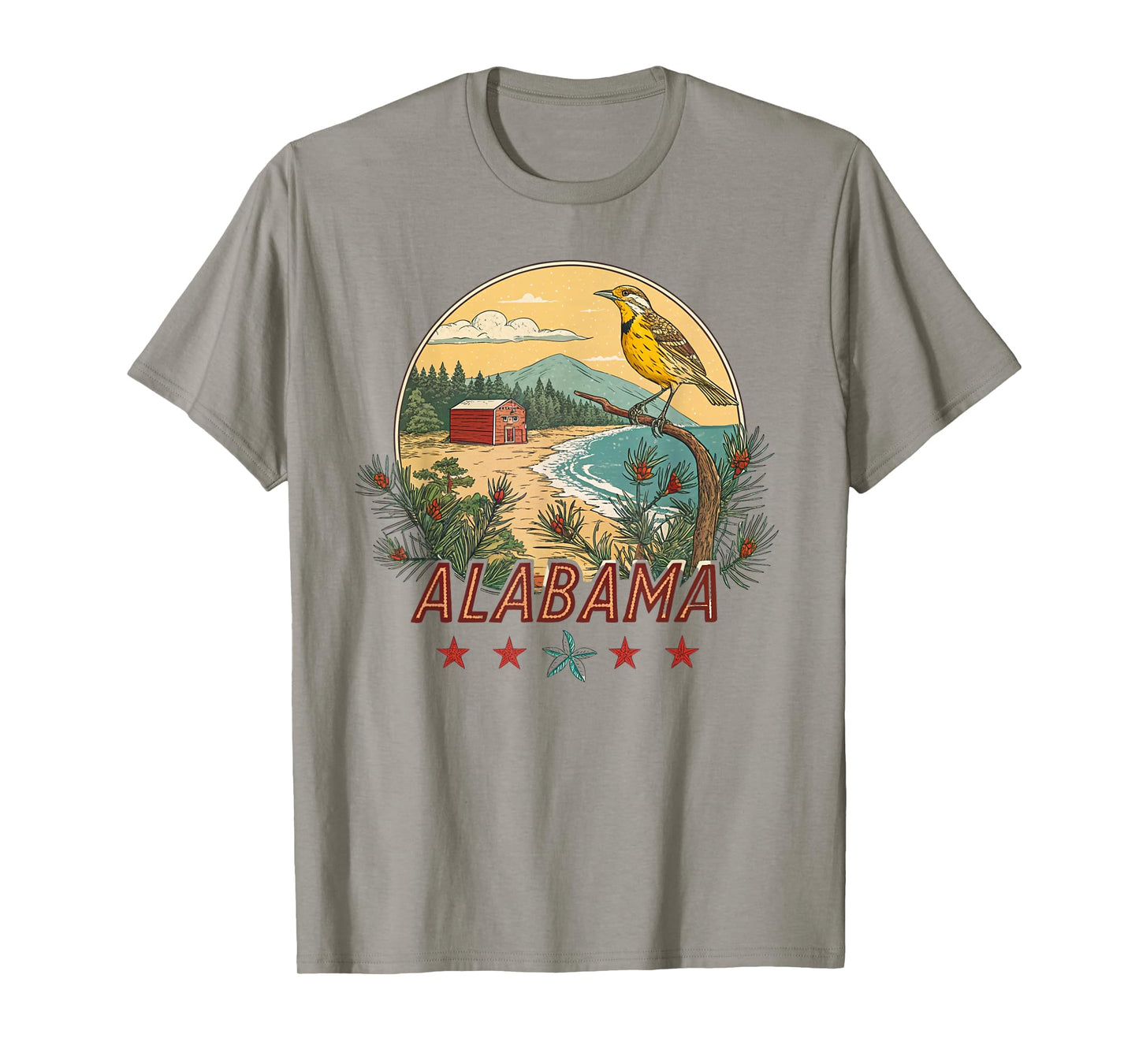 Retro Vintage Sweet Alabama Yellowhammer Souvenir T-Shirt