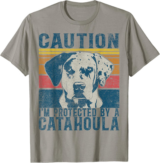 Louisiana Catahoula Leopard Dog Protected by a Dog T-Shirt