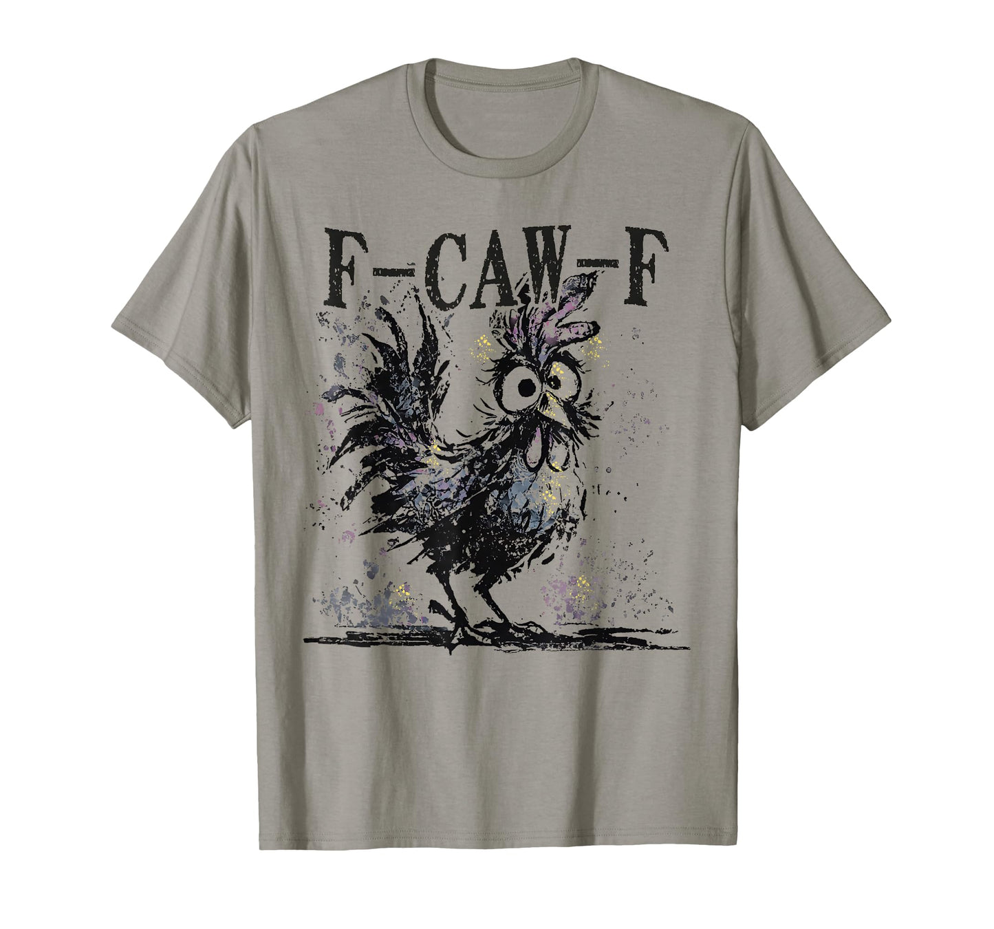 Funny F-Caw-F Chicken FCAWF Rooster Halloween Bird Crow T-Shirt