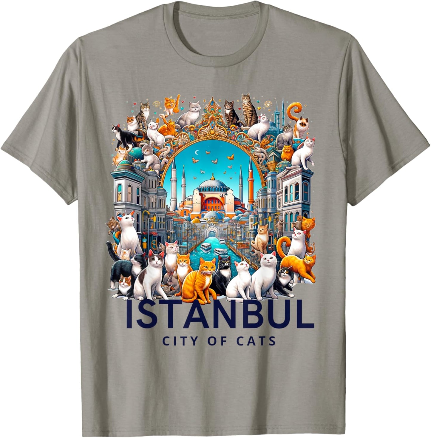 Istanbul, Turkey - City of Cats T-Shirt