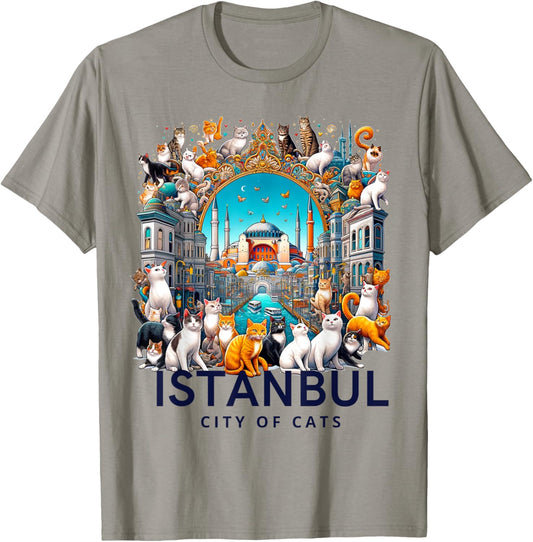 Istanbul, Turkey - City of Cats T-Shirt