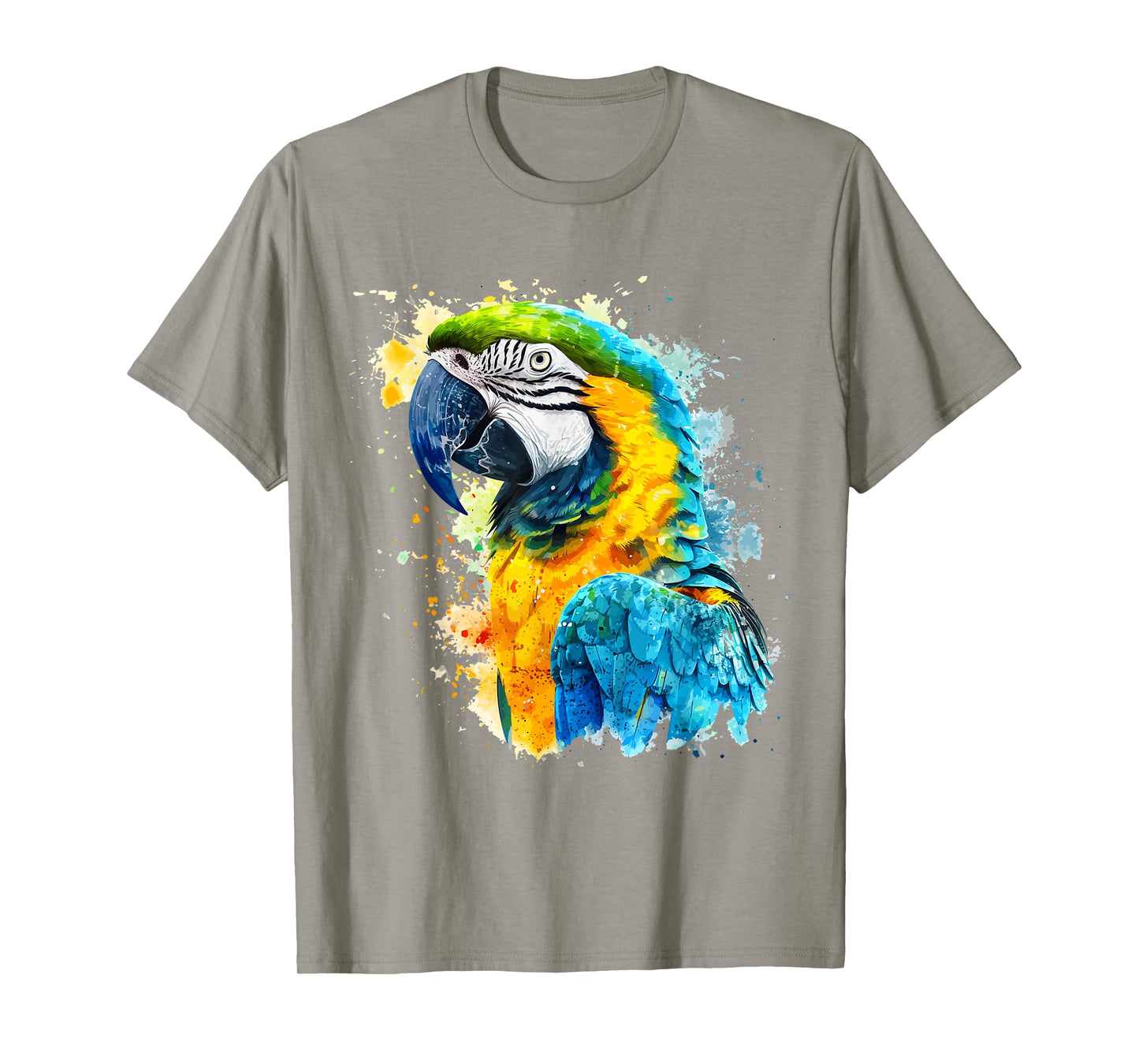 Colorful Parrot Watercolor T-Shirt