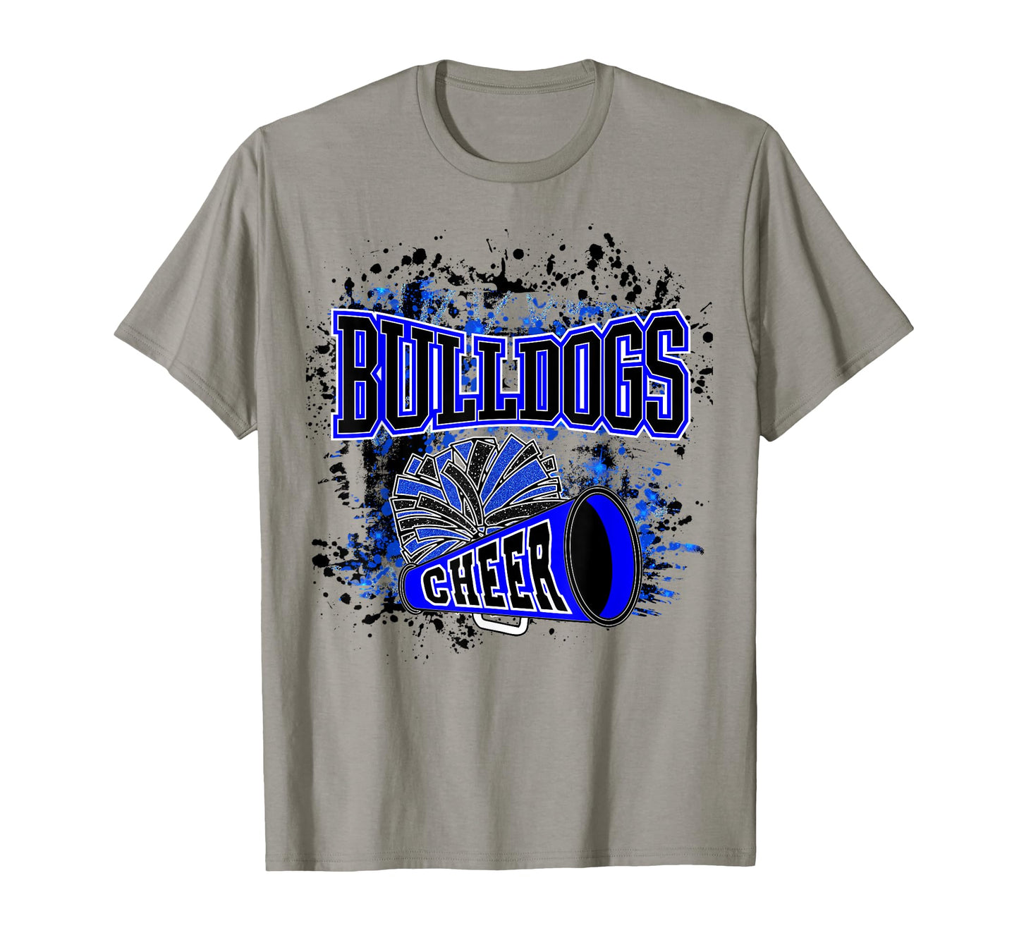 Go Bulldogs Cheer Women Bulldogs Girls School Spirit T-Shirt