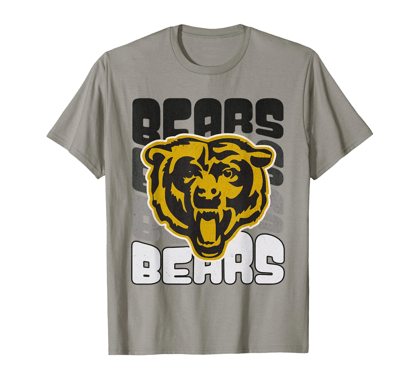 Bear Mascot School Spirit Sports Team Logo Mom Football Game T-Shirt