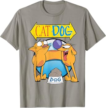 CatDog Classic Dog Food Title Poster T-Shirt