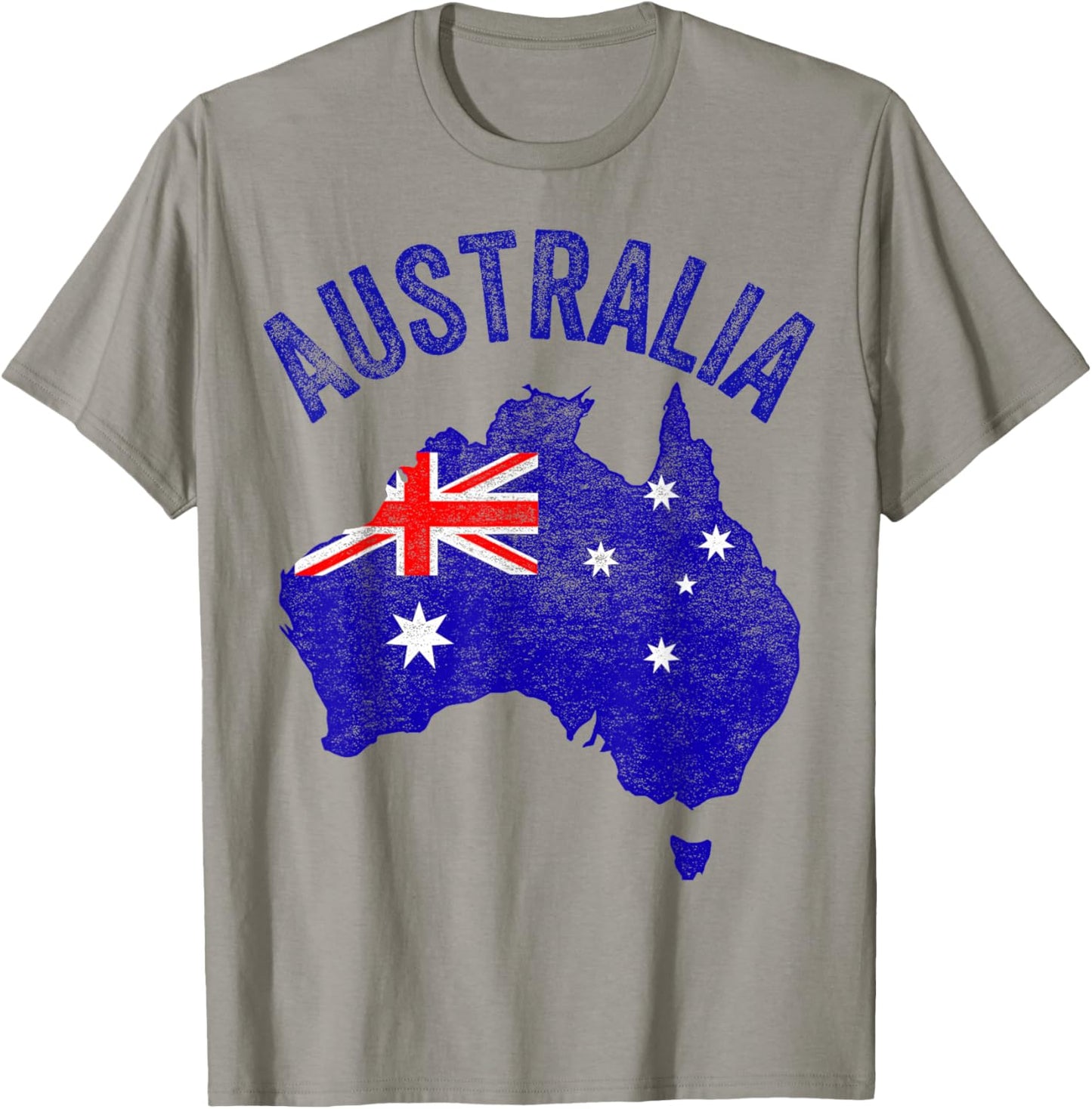 Australia Day Shirt Funny Australian Map Flag Patriotic T-Shirt