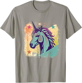 Unicorn Retro Vintage 80s 90s Style Horse Lover T-Shirt