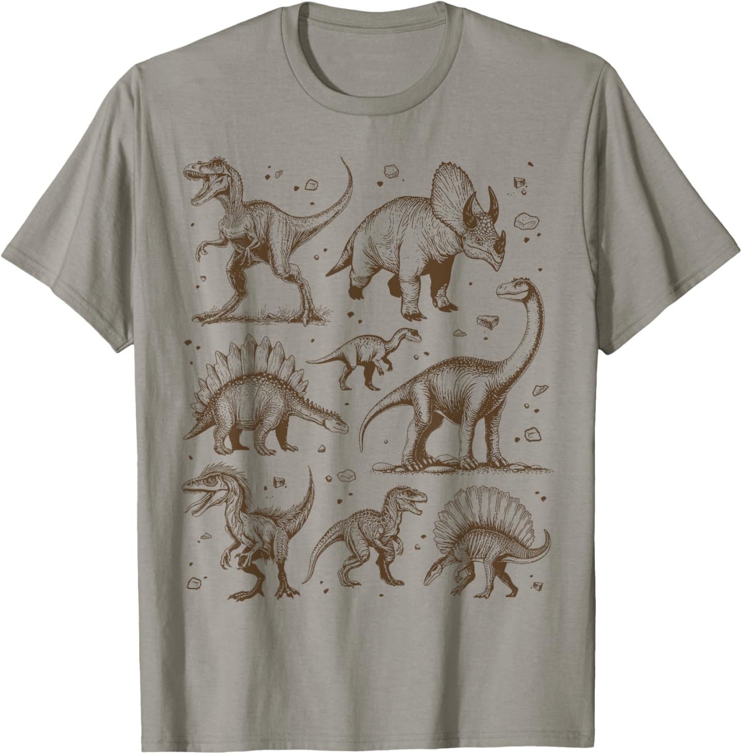 Dinosaur Paleontology Science Biology T-Rex Vintage Graphic T-Shirt