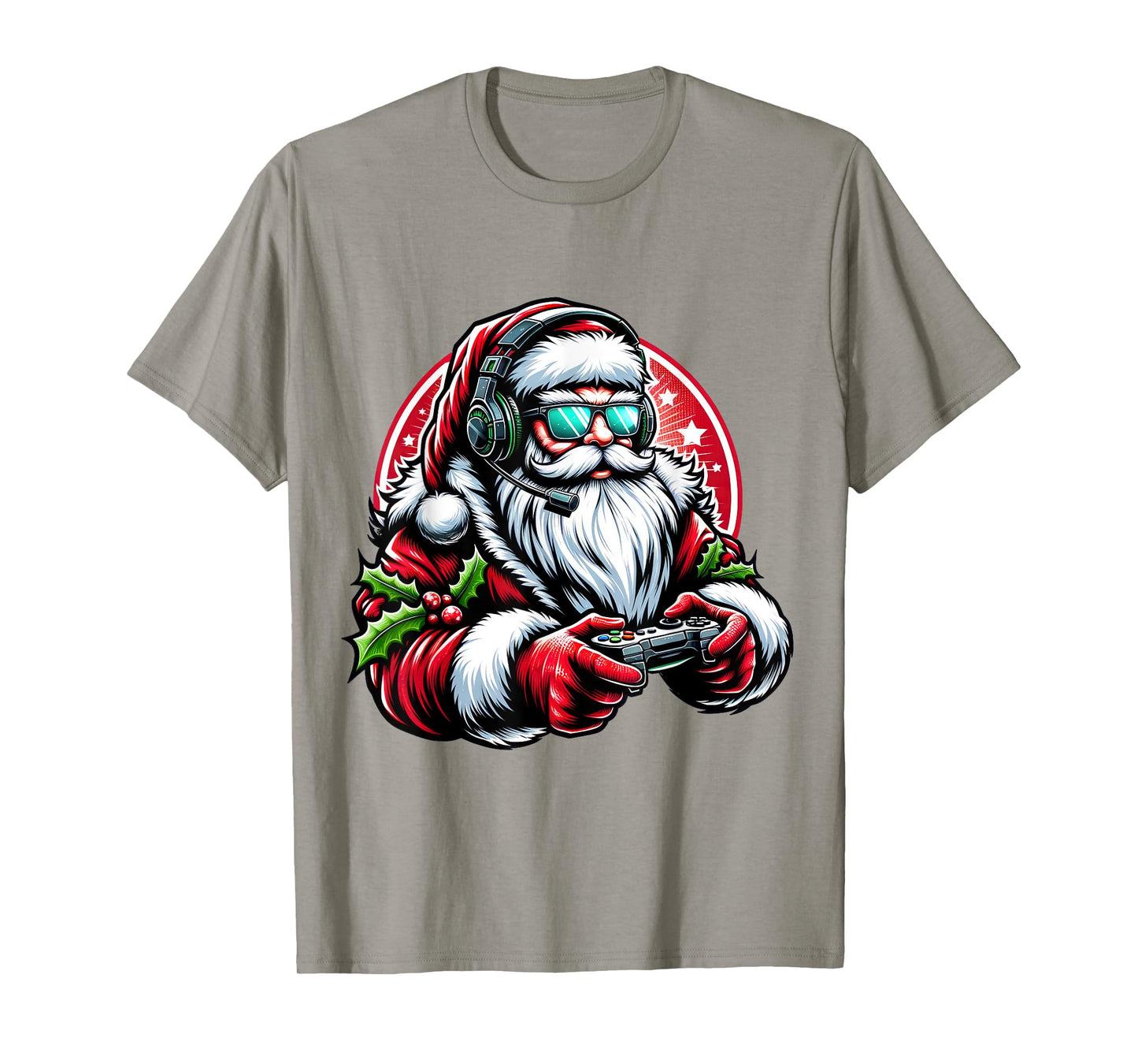 Christmas Gamer Boys Video Game Santa Xmas T-Shirt