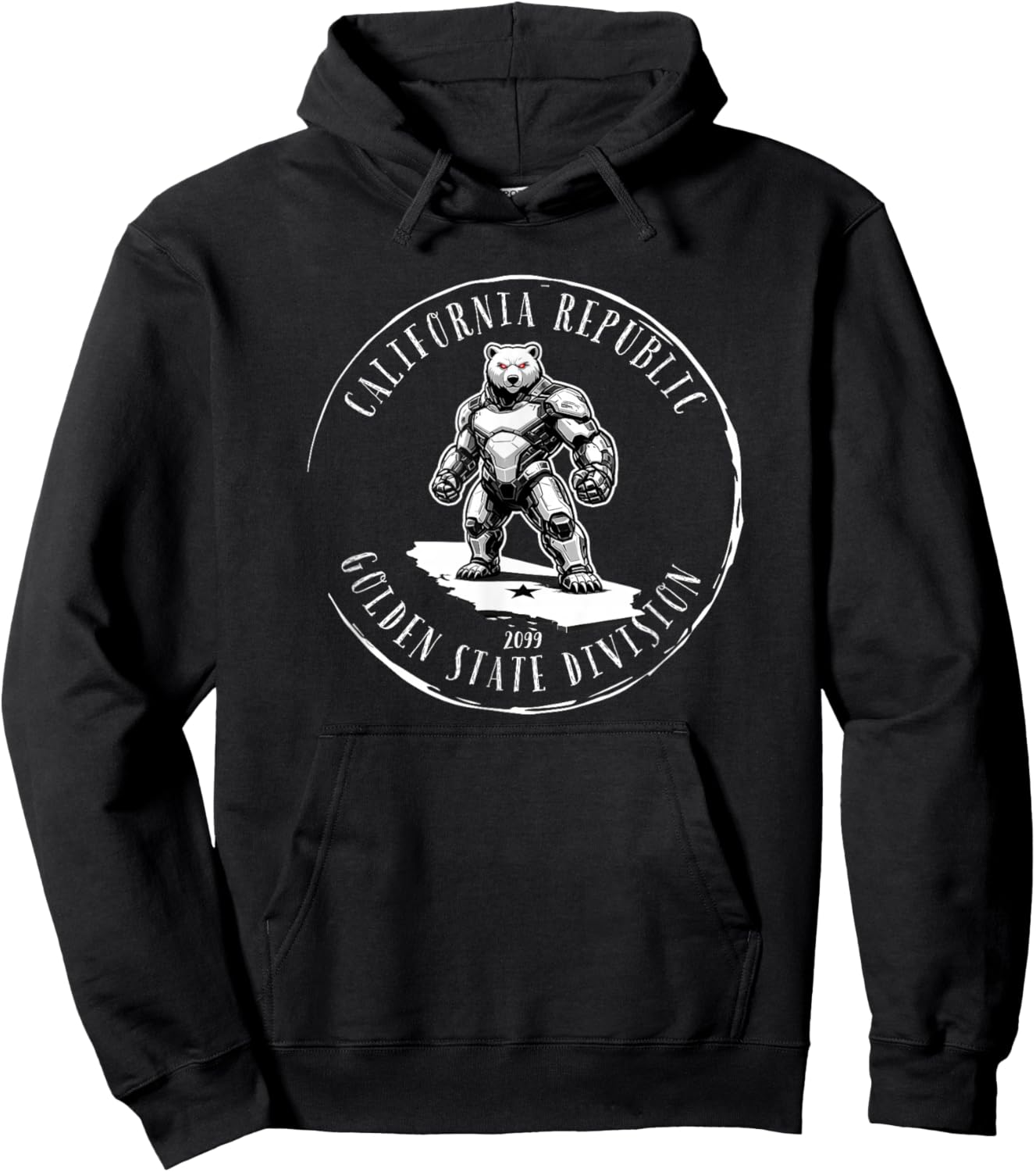 California Republic Golden State Division 2099 T-Shirt - Hoodie | Black