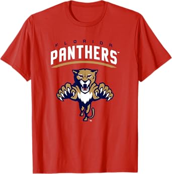 Florida Panthers Power Play Red Officially Licensed T-Shirt