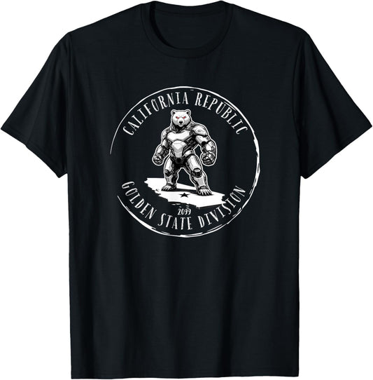 California Republic Golden State Division 2099 T-Shirt - T-Shirt | Black