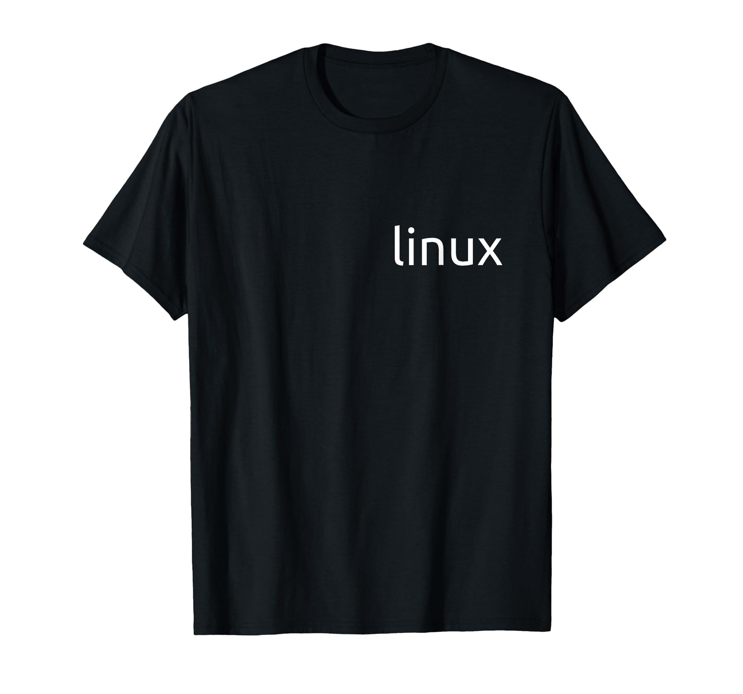 Just Linux T-Shirt with simple tagline Logo Open Source Os T-Shirt