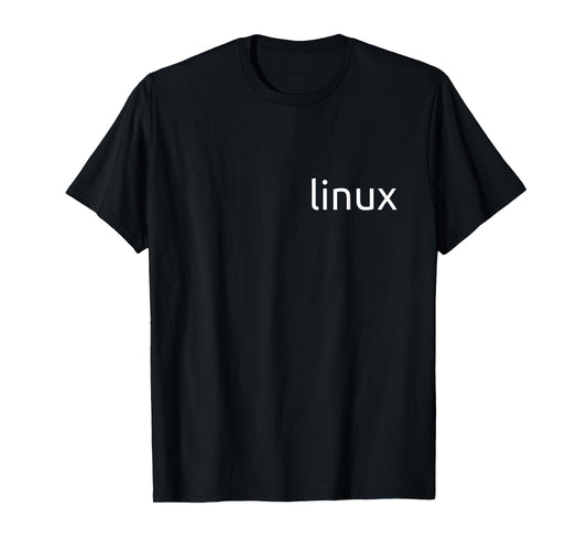 Just Linux T-Shirt with simple tagline Logo Open Source Os T-Shirt