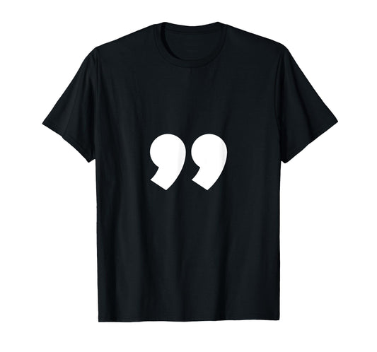 Alphabet Punctuation Quotation Mark T-Shirt T-Shirt