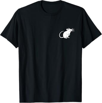 Animals Cute Mouse rodent Rat Minimalist Simple Rat T-Shirt
