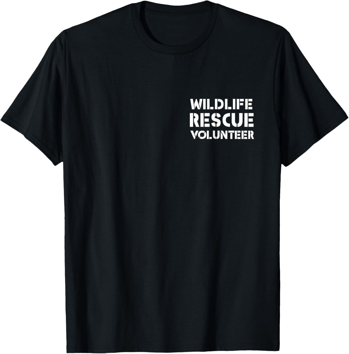 Wildlife Rescue Volunteer Animal Lover Rehabilitation FRONT T-Shirt
