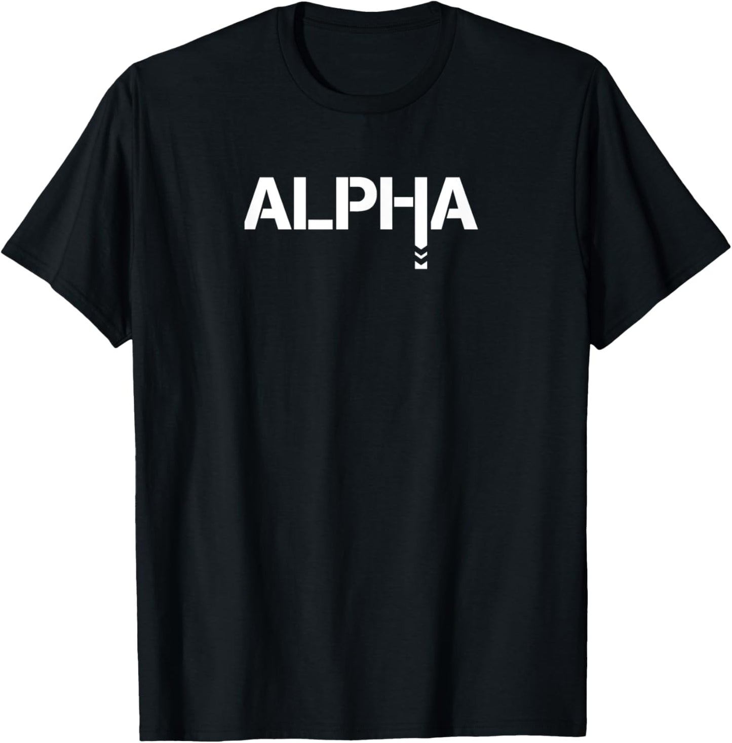 Mens ALPHA - Gym Fitness Workout Weightlifting G256 T-Shirt