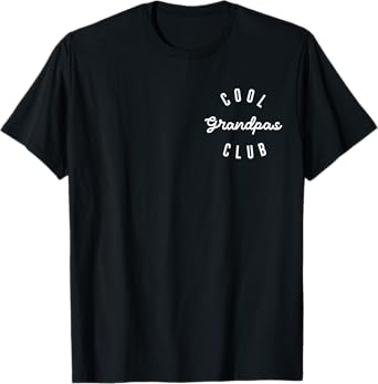 Mens Cool Grandpas Club, Father's Day Best Cool Grandpa T-Shirt