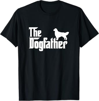 Labrador Golden Retriever - The DogFather Father's Day T-Shirt