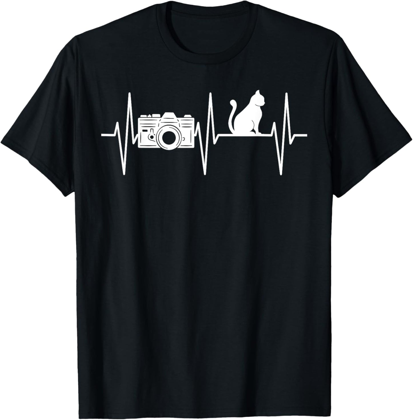 Photographer Shirt Funny Cat Lover Camera Photography T-Shirt
