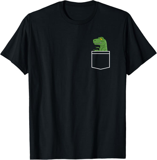 Dinosaur - Minimalistic "Pocket Design" - Funny Dino Classic T-Shirt