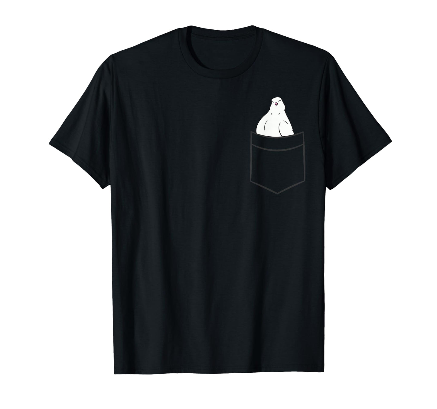 Dove Bird In The Pocket Cute Pocket Dove T-Shirt
