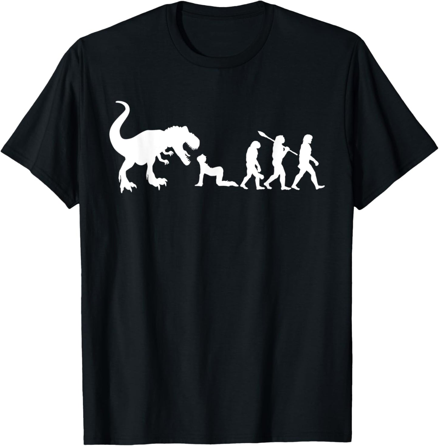 Retro Evolution Dinosaur - Funny Dinosaur T-Shirt