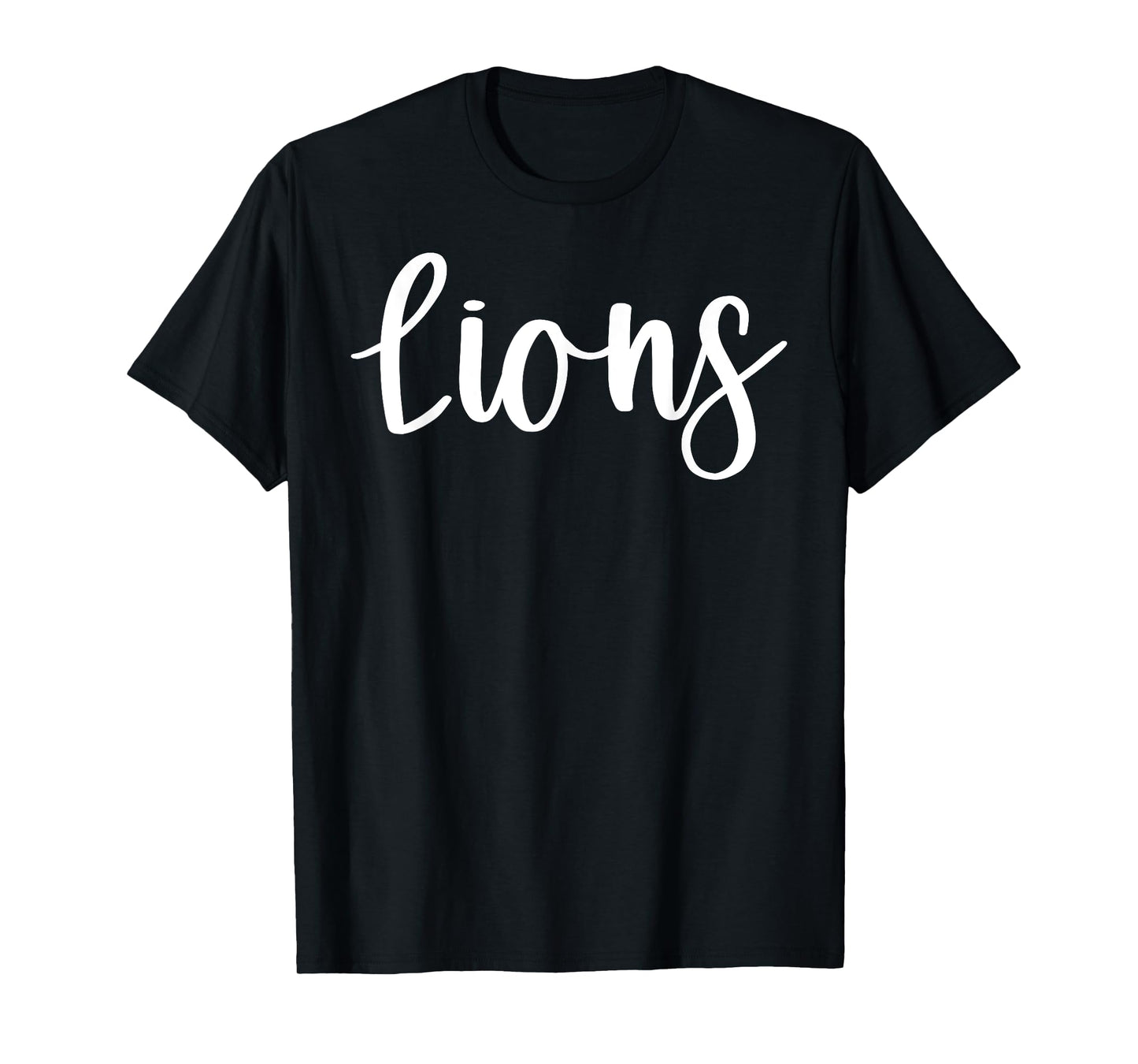 Lions School Spirit Team Mascot Game Night T-Shirt