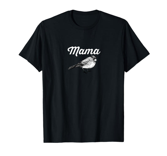 Womens Mama Bird Shirt, Mom Graphic Tee, Mother's Tee