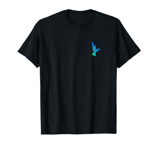 Hummingbird polygonal design symbol gift T-Shirt