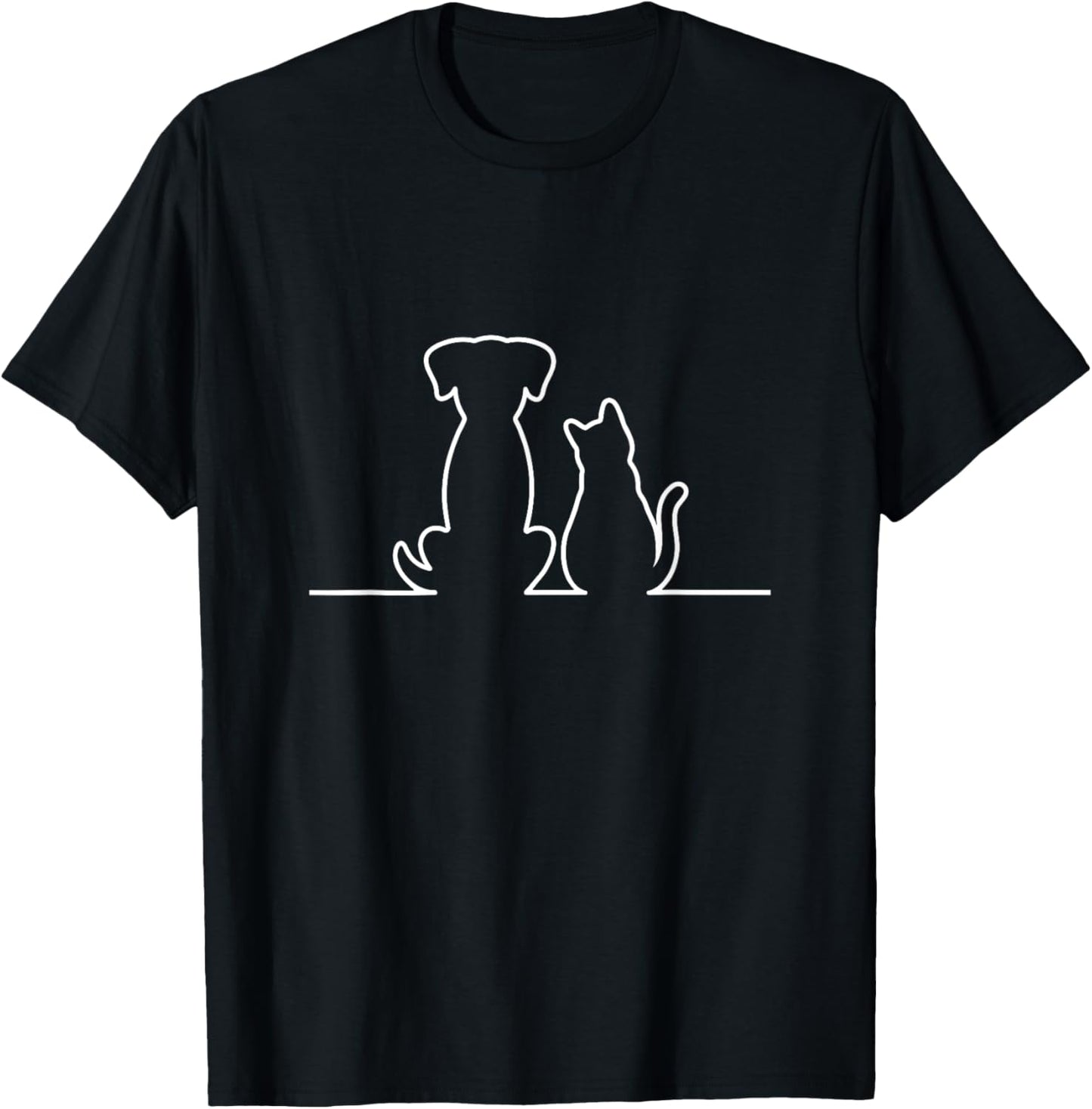 Funny dog paw dog squad dog parent cute cat and dog graphic T-Shirt