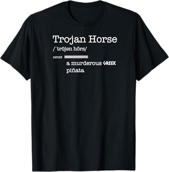 Trojan Horse; Murderous Greek Pinata T-Shirt T-Shirt