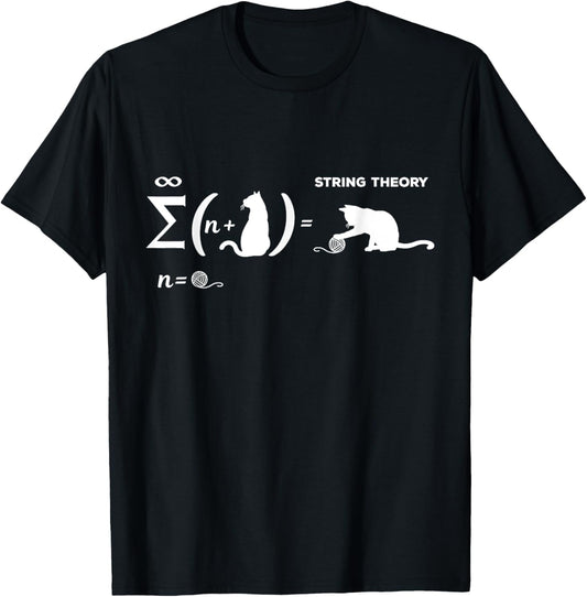 Schrödingers String Theory - Cat Physics Quantum Mechanism T-Shirt