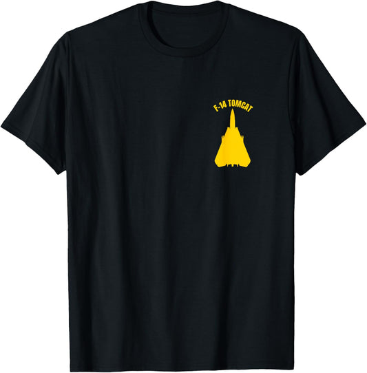 F-14 Tomcat Fighter Jet Military Aircraft Design T-Shirt
