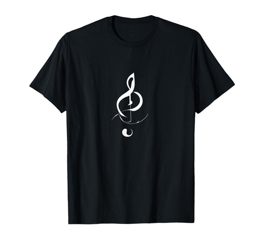 Minimalist Music Note: Elegant Melody Theme for Music Lovers T-Shirt