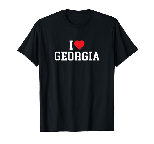I Love Georgia - GA - Throwback Design - Classic T-Shirt