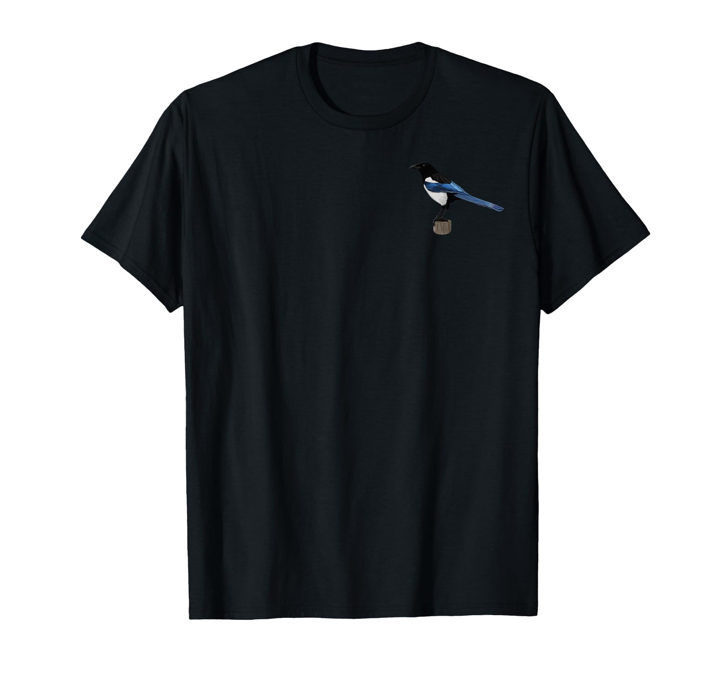 Magpie Bird Drawing Bird Friend Ornithologist Biologist T-Shirt