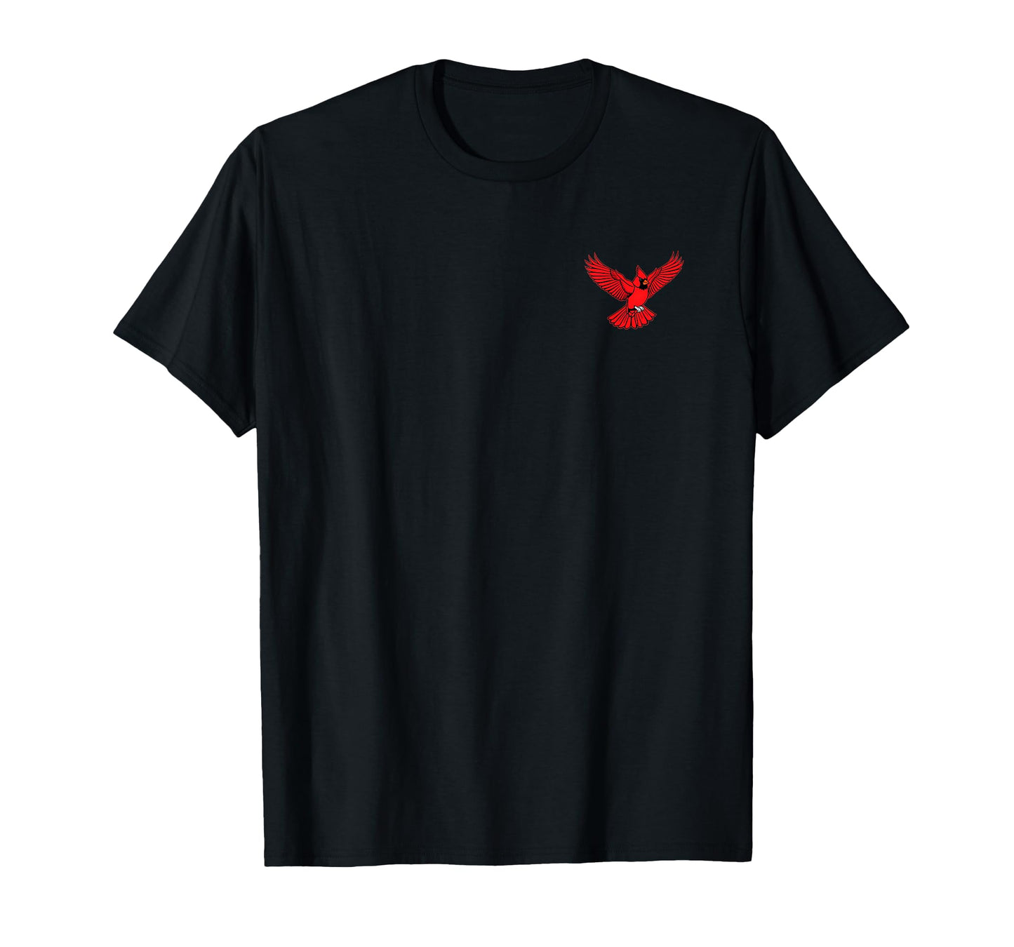 Lovely Northern Cardinal Bird Red Cardinal In Pocket T-Shirt