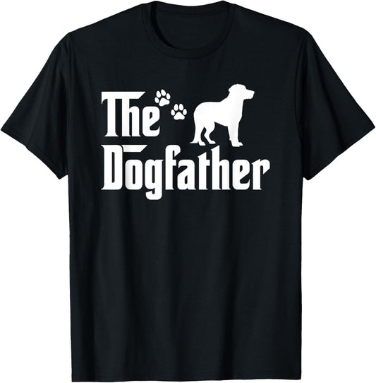 The Dogfather Tee Fathers day Gift Dog Labrador Retriever T-Shirt